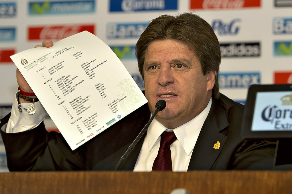 Miguel Herrera dio la lista 