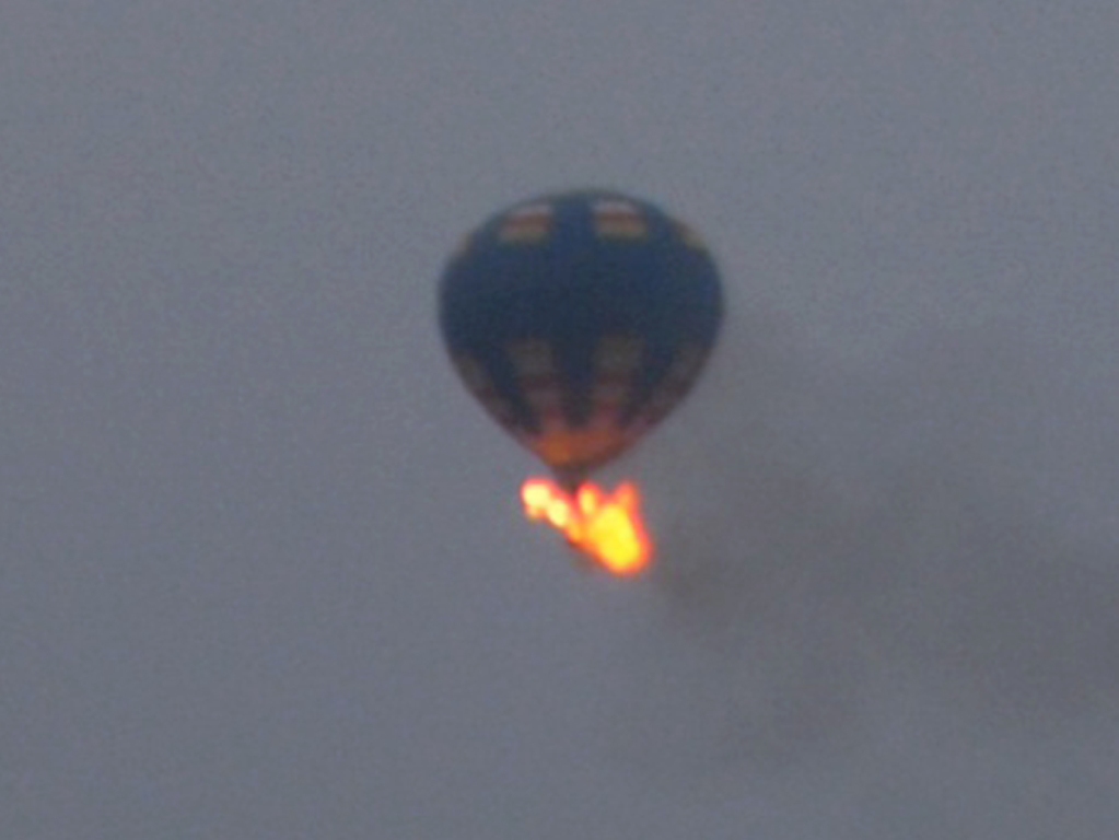 Explosión de un globo aerostático en Virgina, EU.
