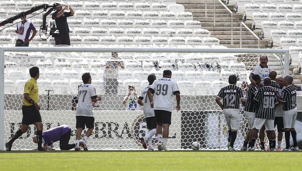 Se jugó un partido con exestrellas brasileñas