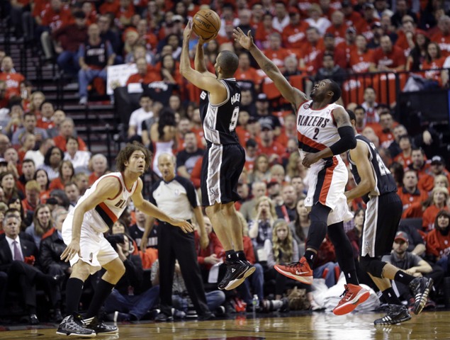Los Spurs volvieron a vencer a los Trail Blazers