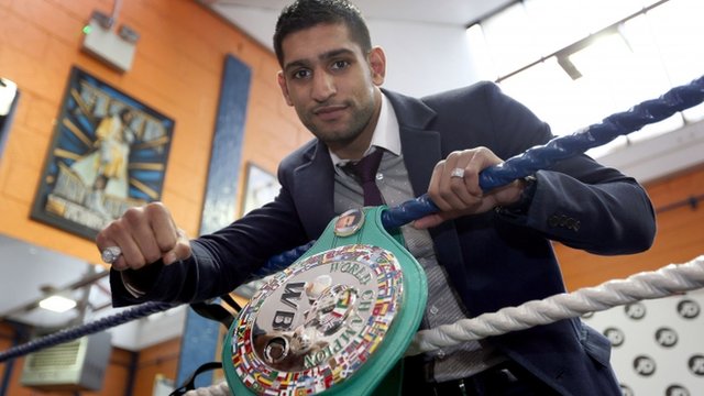 Amir Khan, boxeador británico 