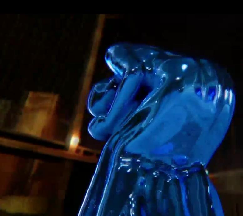 El personaje de 'Frozen' surgirá de una sustancia azul.  