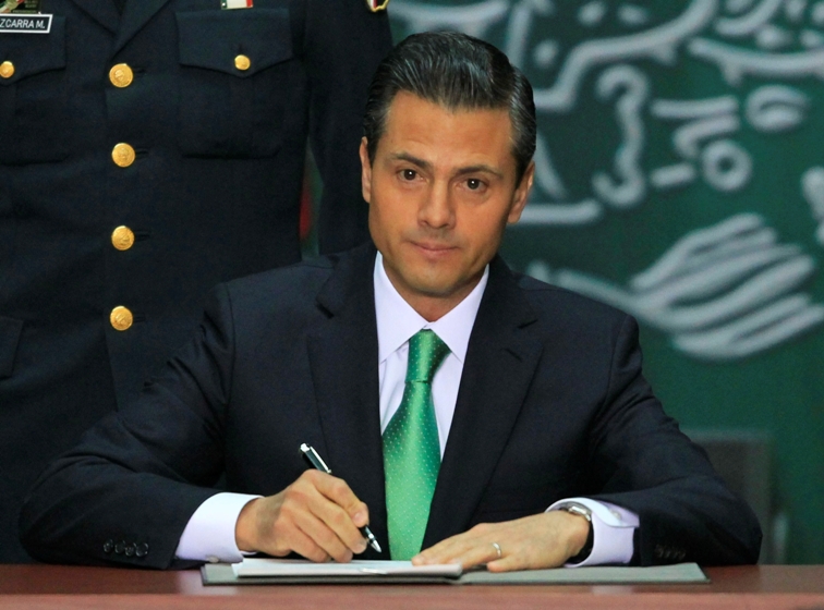El presidente Enrique Peña Nieto
