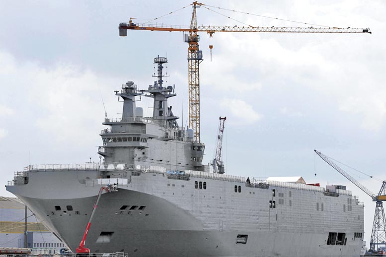 Francia venderá dos buques de guerra de tipo Mistral a Rusia.