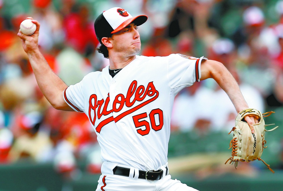 Miguel González, pitcher de los Orioles de Baltimore