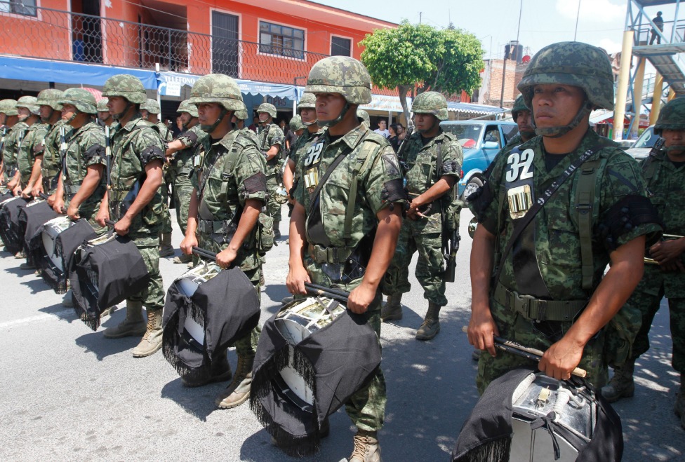 En el homenaje a los militares no asistieron jefes de alto rango de la Sedena
