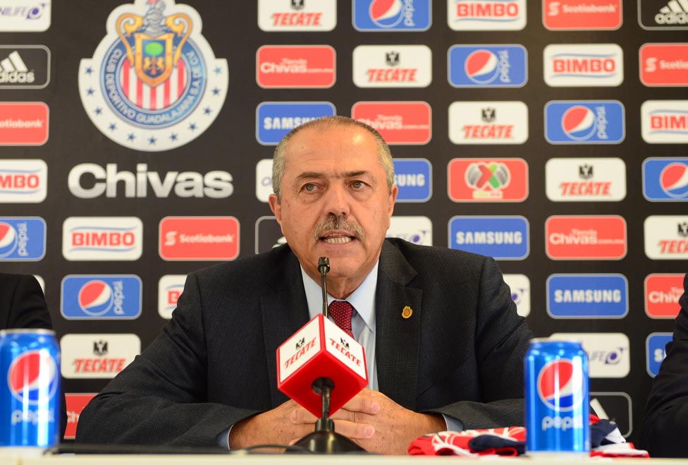 Juan Manuel Herrero, presidente deportivo de Chivas. 