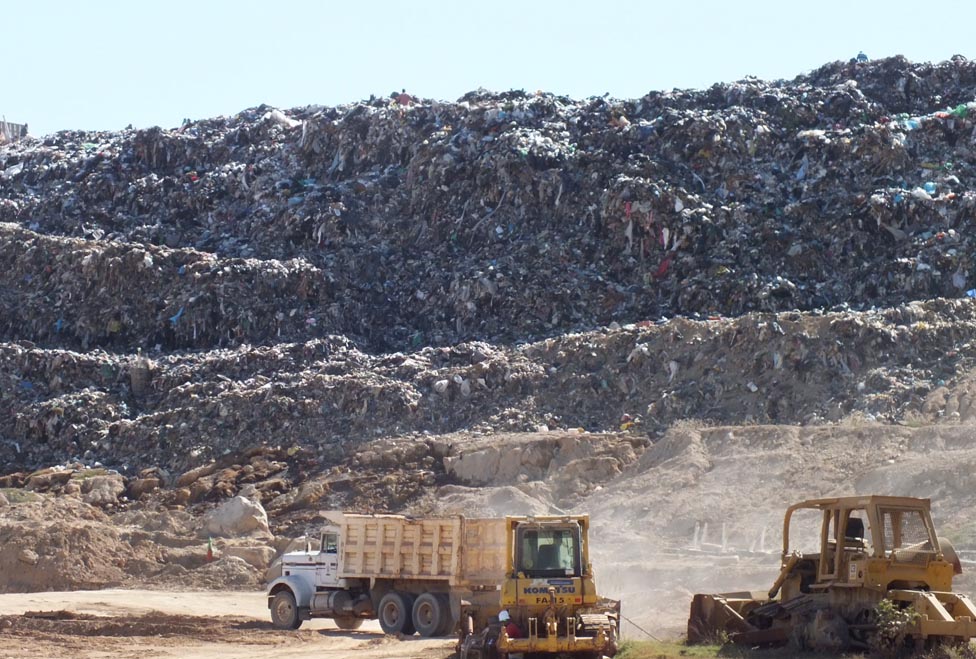 Predio concido como El Gavilán, donde se vertieron los residuos sólidos urbanos.