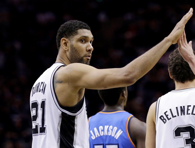 Tim Duncan, jugador de los Spurs 