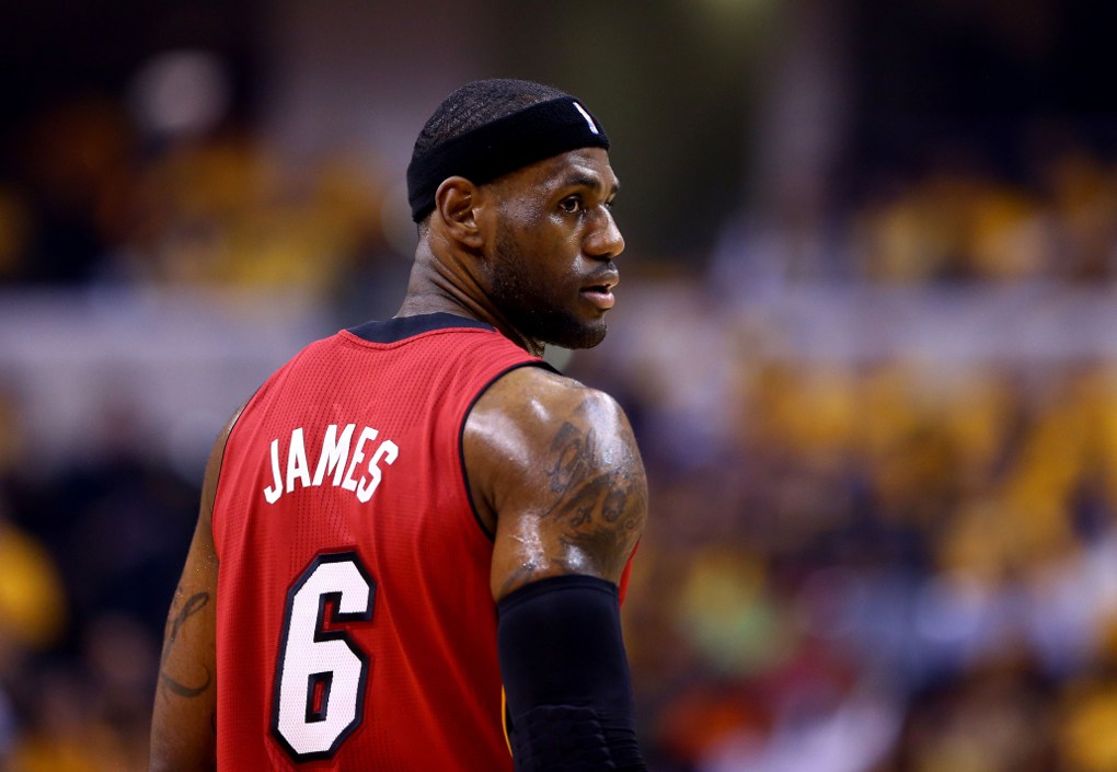 LeBron James, jugador del Heat de Miami