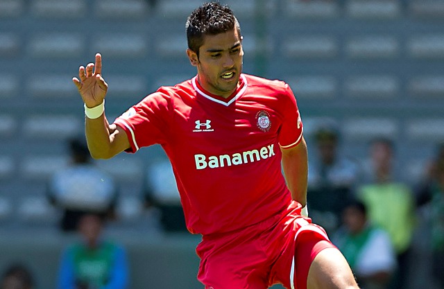 Miguel Ángel Ponce, lateral del Deportivo Toluca
