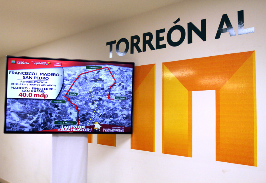 Para municipios como Matamoros serán 21 mil metros cuadrados, en San Pedro de las Colonias 21 mil, mientras que en Madero 14 mil y en Viesca 7 mil.