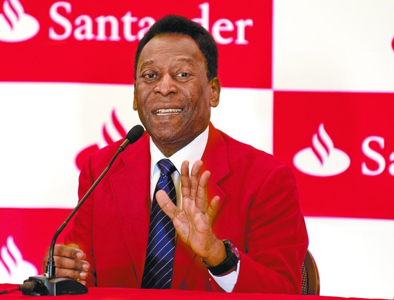 Pelé estuvo de visita en México 