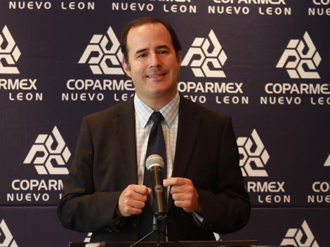 Alberto Fernández Martínez, presidente de la Coparmex NL.