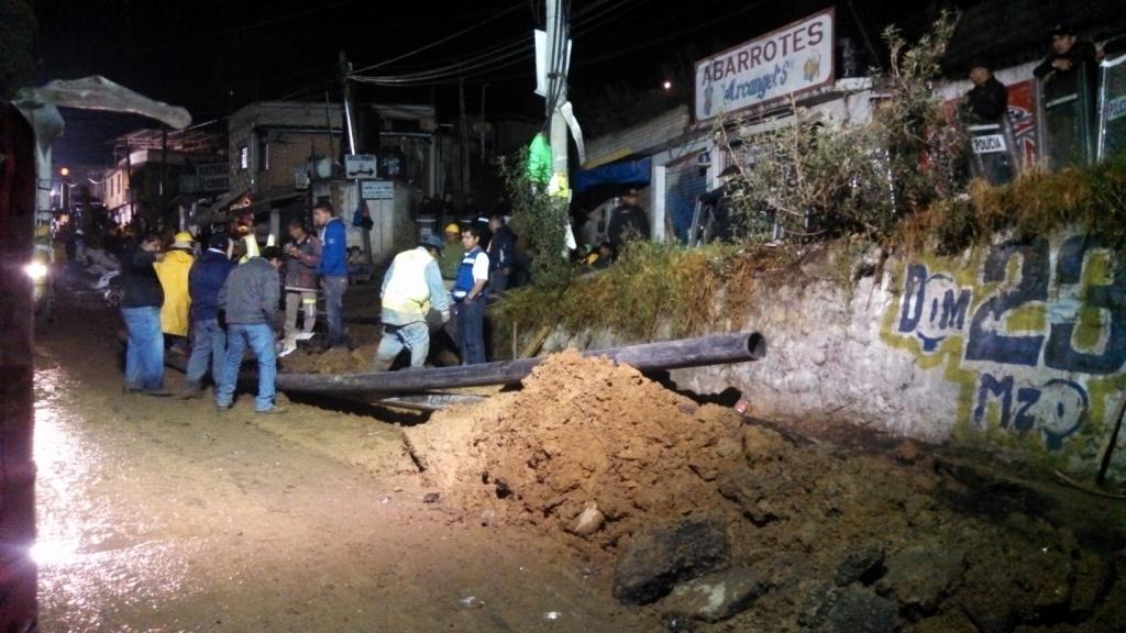 San Bartolo Ameyalco durante la madrugada