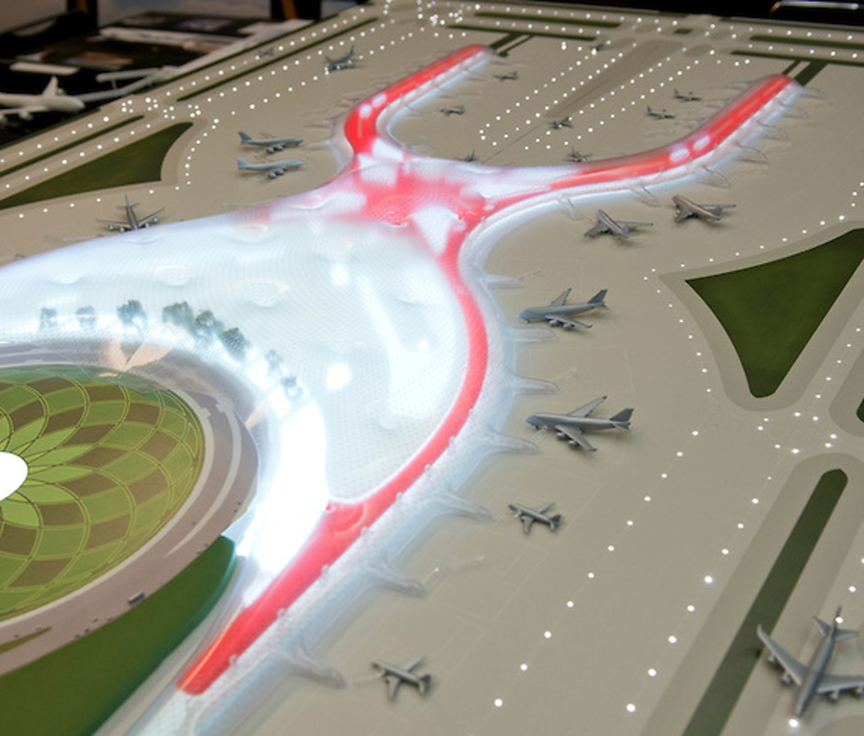Una maqueta del proyecto de los arquitectos.
