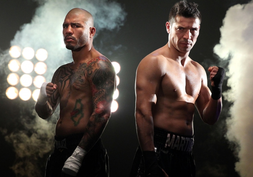 Miguel Ángel Cotto y Sergio Martínez