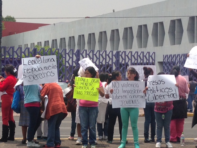 Piden la liberación de los cinco detenidos el 21 de mayo pasado.