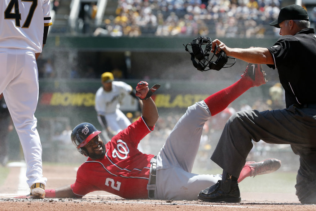Denard Span llegó a salvo