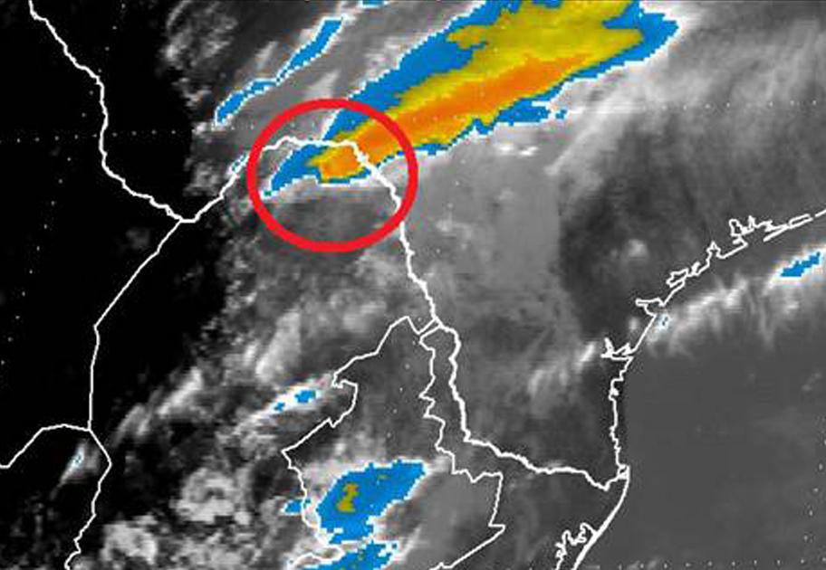 La tormenta pretende abarcar el norte de Coahuila.