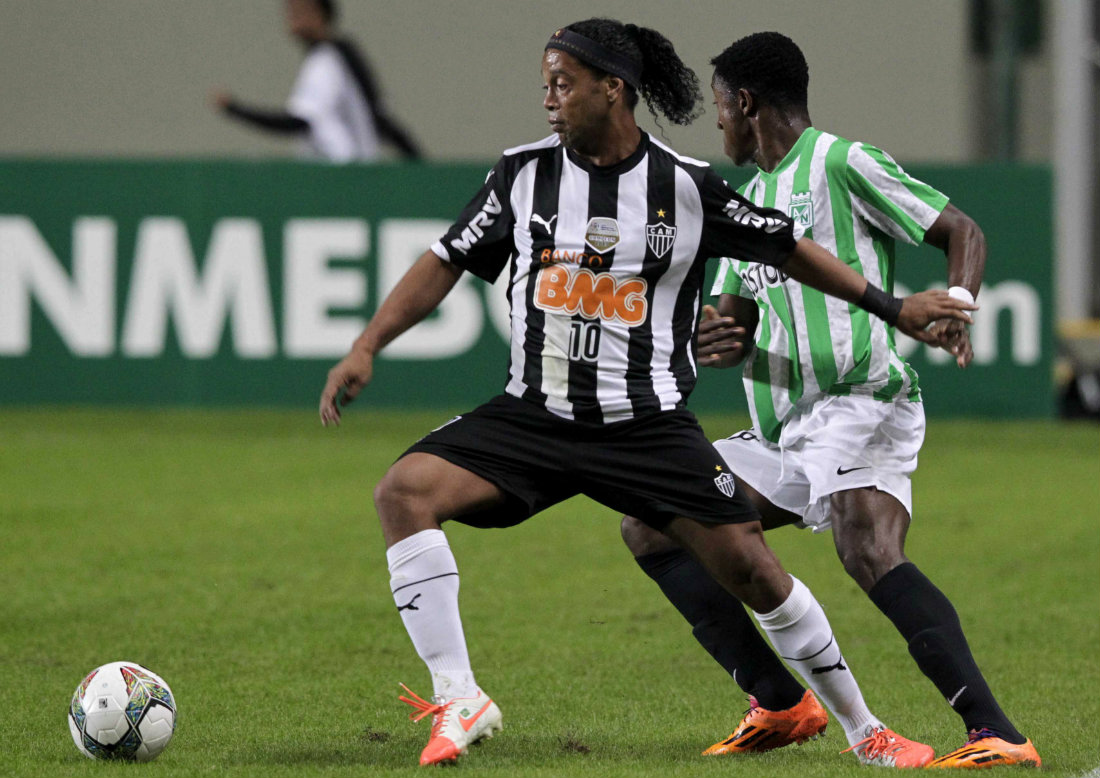 Ronaldinho con el Atletico Mineiro