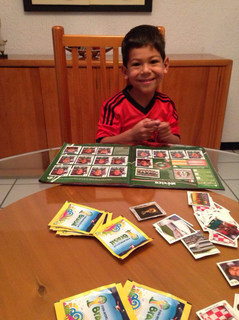  Alejandro Palacios entrena y sigue todos los partidos de futbol en la televisión desde que tenía tres años.