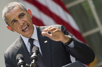 El presidente de Estados Unidos, Barack Obama, durante su intervención hoy sobre las tropas estadunidenses en Afganistán en la Casa Blanca