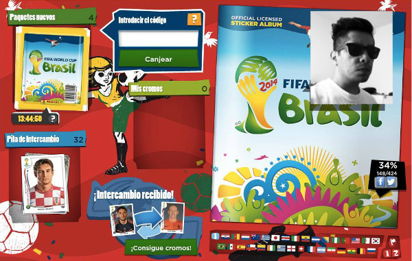 A diferencia del álbum físico, la aplicación de la FIFA no tiene ningún costo, y además te permite hacer el intercambio de estampas electrónicas con u