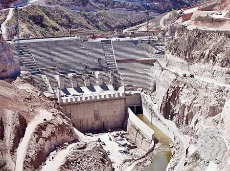 El avance en la presa El Zapotillo ya es de más del 80 por ciento. 
