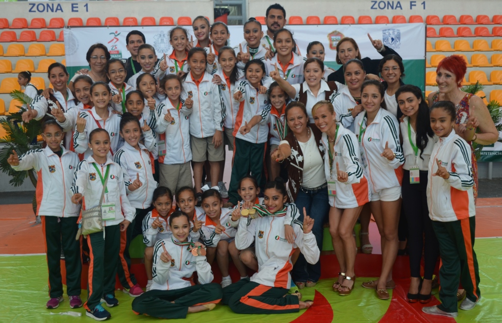  Equipo tamaulipeco de Gimnasia Rítmica 