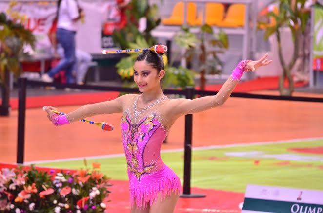 Gimnasta Edna Maryel García Amor