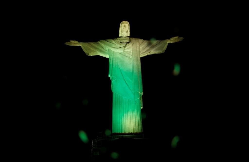 El Cristo también será iluminado durante la inauguración del Mundial