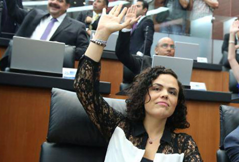 Mariana Gómez del Campo, senadora del PAN. 