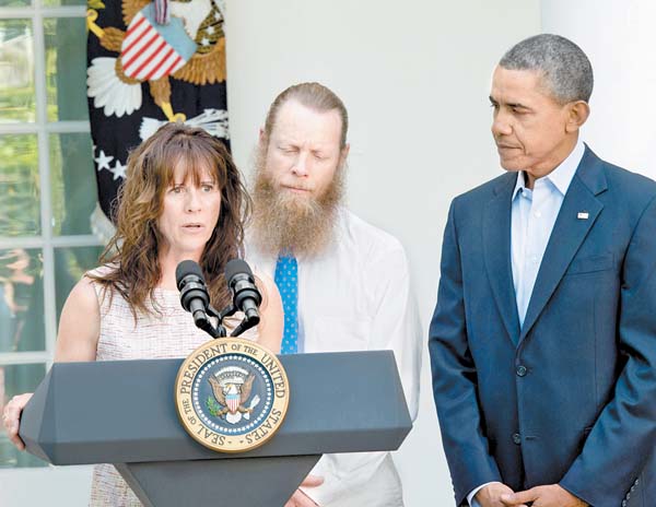 Obama invitó ayer a la Casa Blanca a los padres del sargento liberado, Bowe Bergdahl.