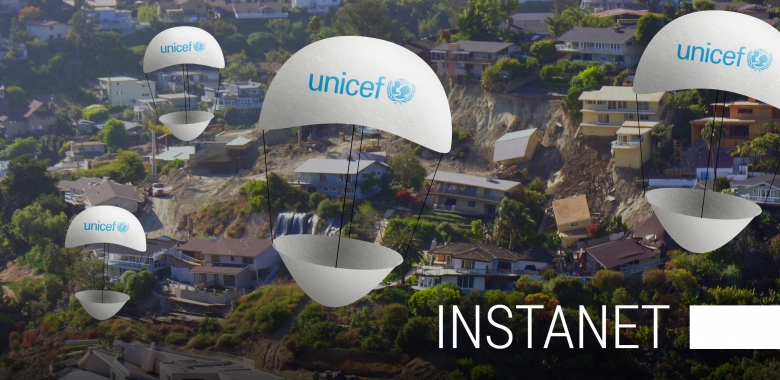El proyecto Instanet, de Suecia, permite cargar celulares y conectarse a Internet a través de una red de globos, restituyendo las telecomunicaciones t