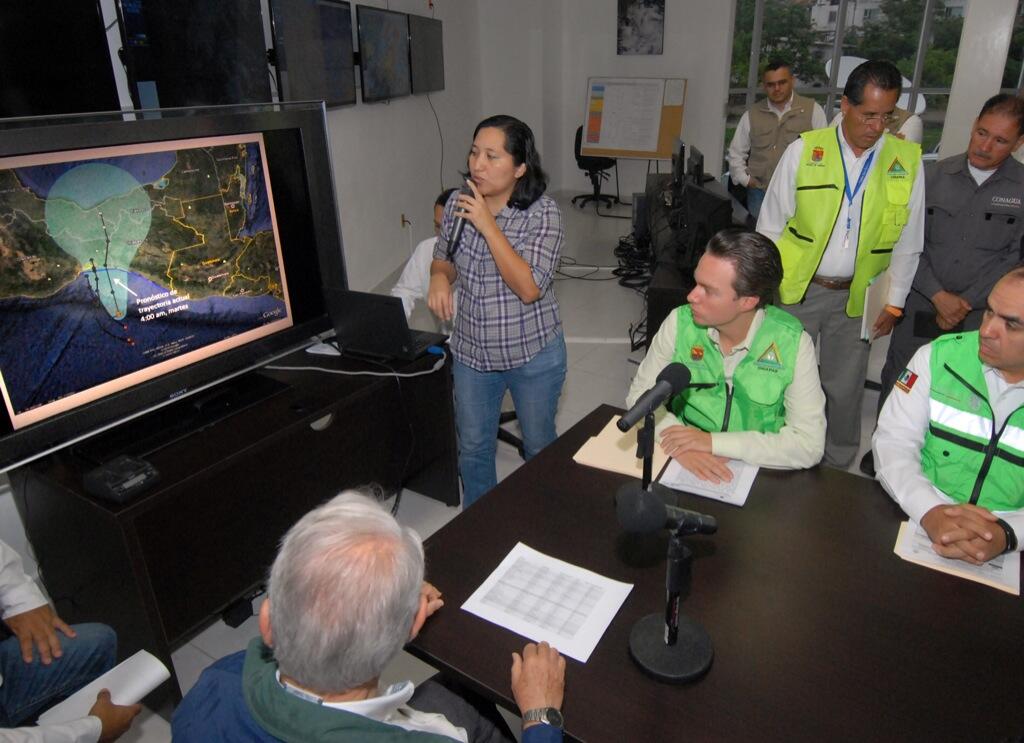 Debido a la alerta naranja en la zona sur, los habitantes fueron evacuados.