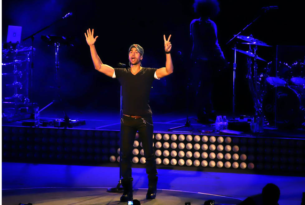 Enrique Iglesias en el auditorio Telmex