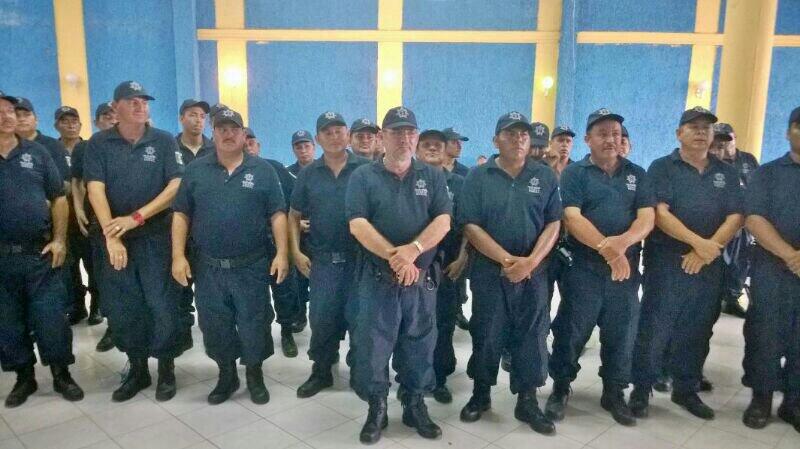 Hipólito Mora con el uniforme de la fuerza rural.