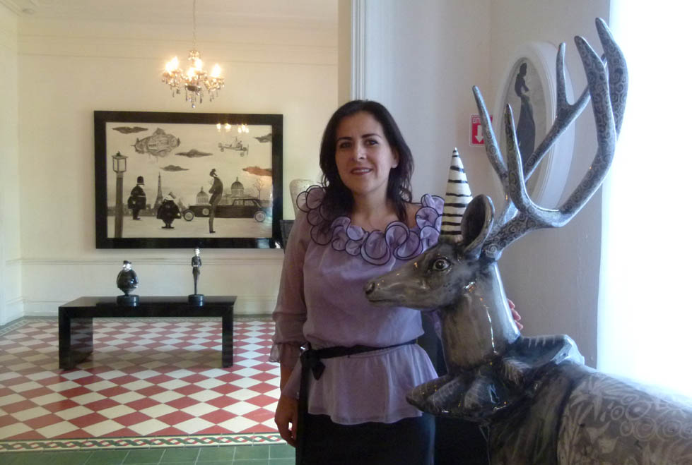 Karla de Lara es creadora de los proyectos Rosafest y de la cabeza de Pakal de Mayan Parade. 