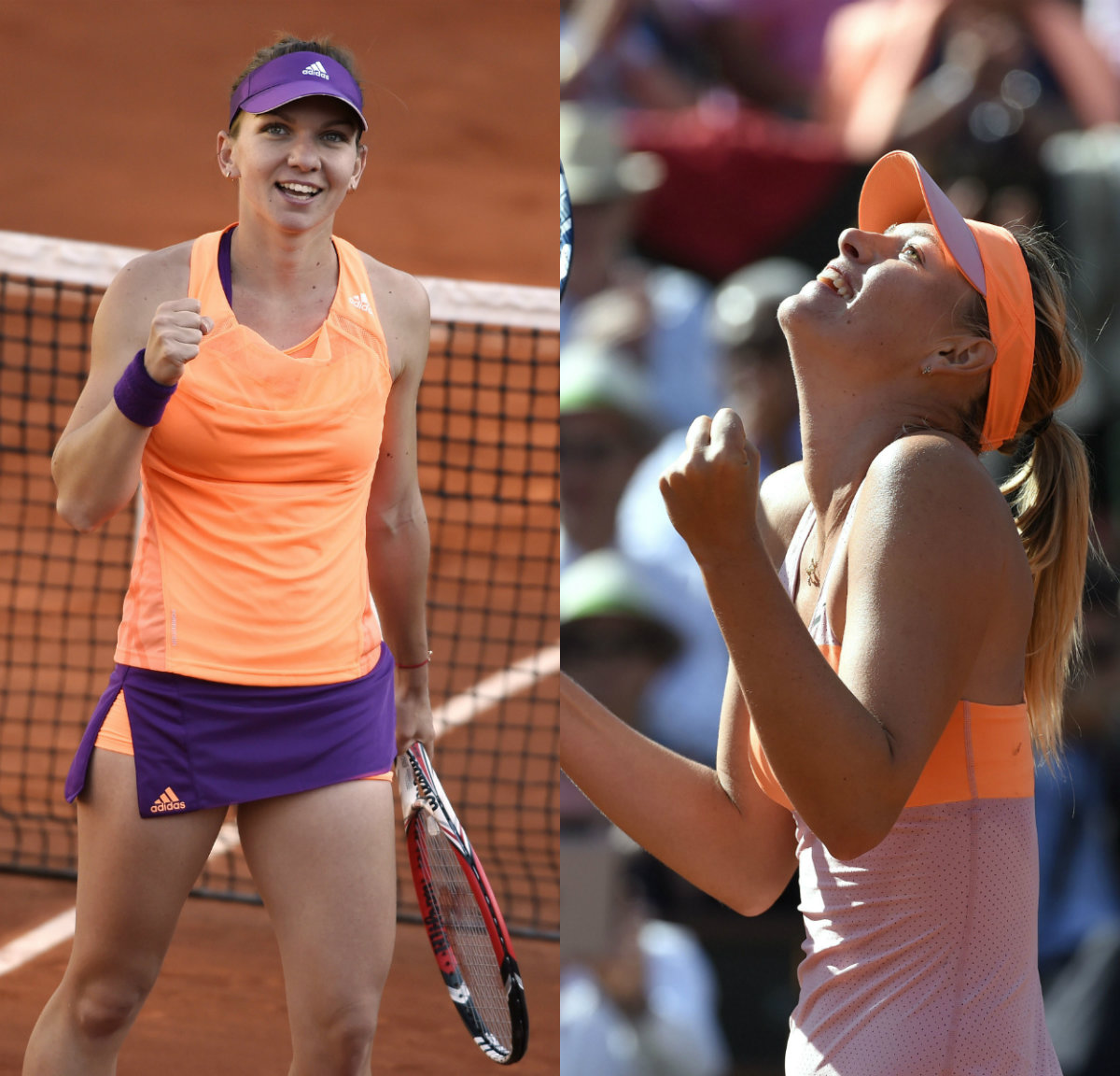 Sharapova y Halep jugarán la final femenina de Roland Garros