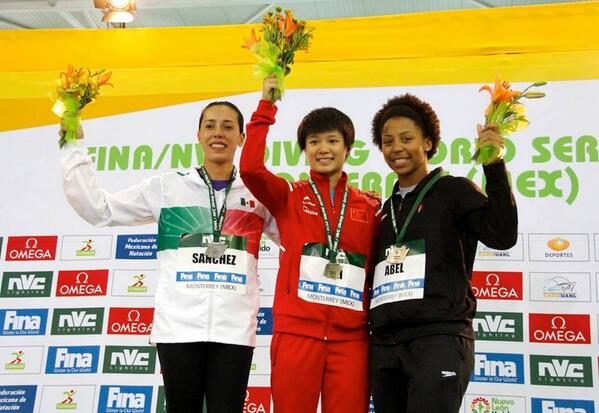 Laura Sánchez obtuvo doble plata en la Serie Mundial de Clavados FINA