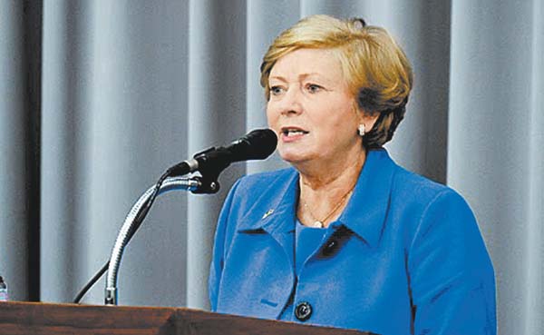 Ministra irlandesa de Justicia, Frances Fitzgerald.