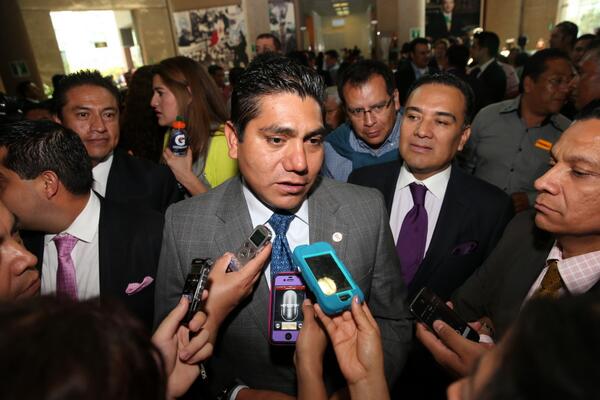 El senador panista Jorge Luis Preciado.