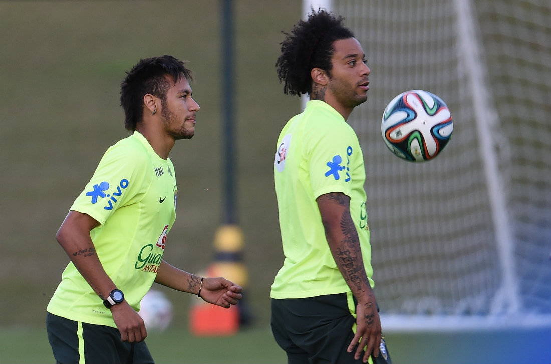 Entrenamiento de la selección brasileña 