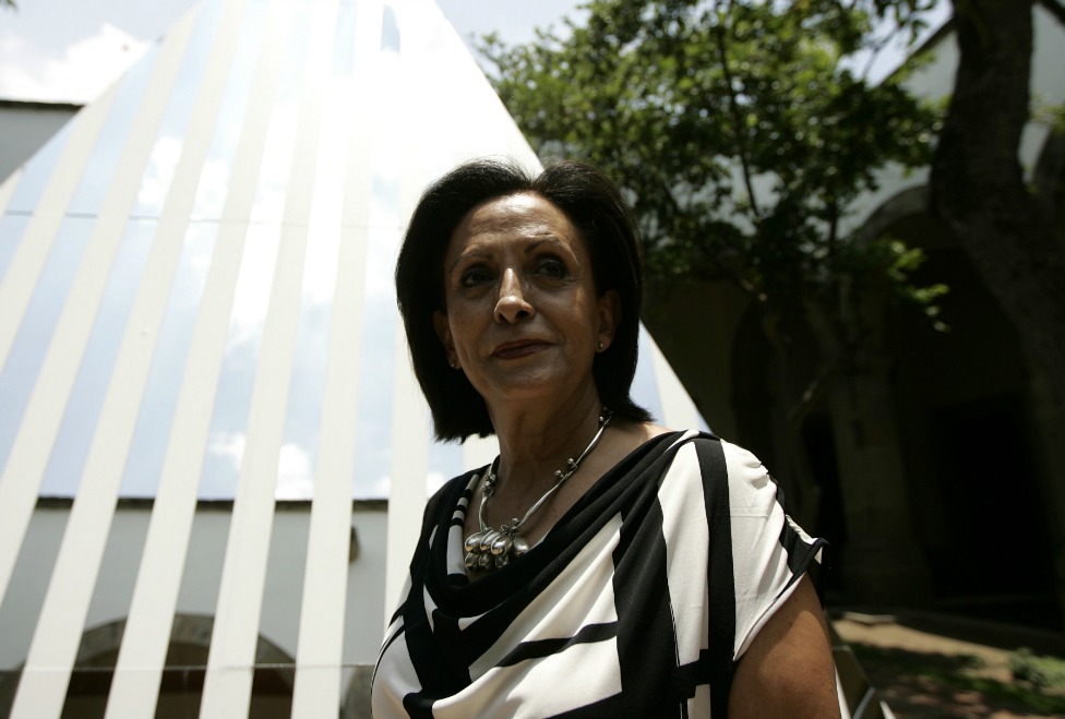 Olga Ramírez, en uno de los patios laterales del Cabañas