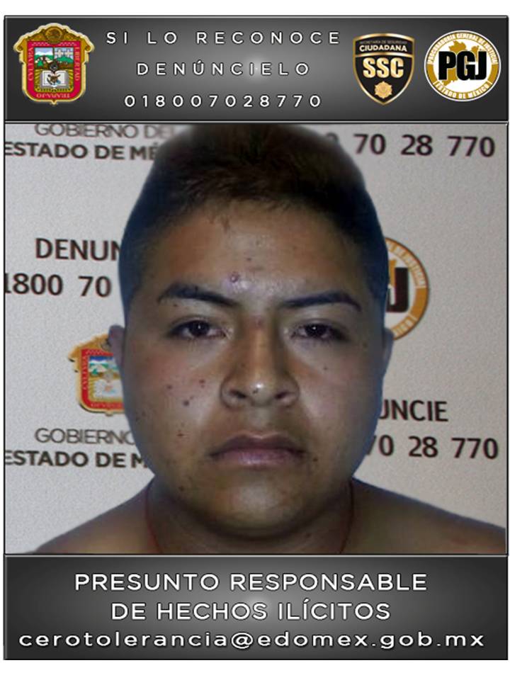 Brandon Villarreal Rodríguez fue detenido por el homicidio de dos policías en Edomex.