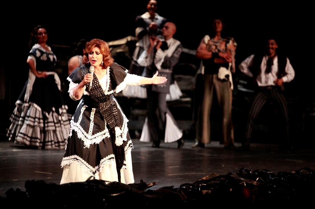 Angélica María fue la invitada especial del musical 'Si nos dejan'. 