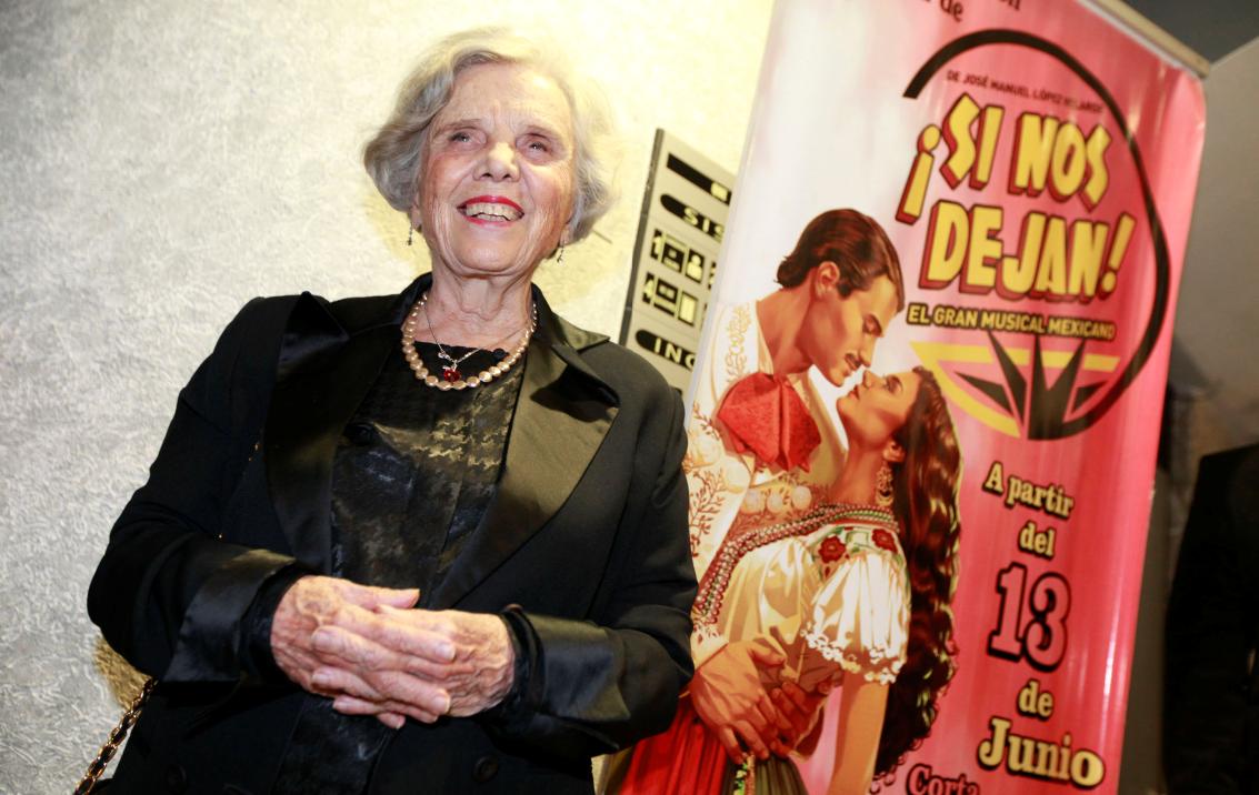 Elena Poniatowska fue la madrina de la obra 'Si nos dejan'. 