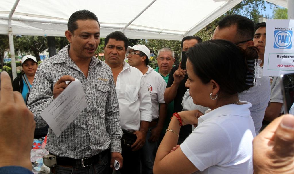 Integrantes de la Federación de Organizaciones Independientes del Estado de Hidalgo