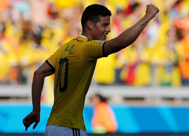 James Rodríguez, mediocampista de la Selección Colombia